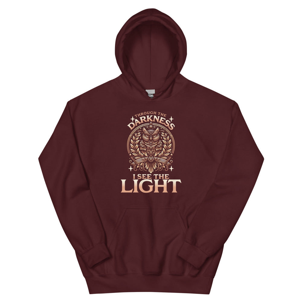 I See The Light Hoodie - Maroon Color - https://ascensionemporium.net